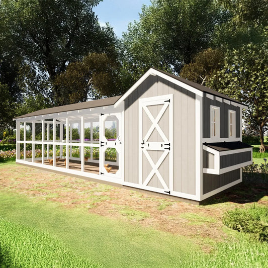 Hign-concerned Chicken Coop Plans For 24 Chickens Booklet