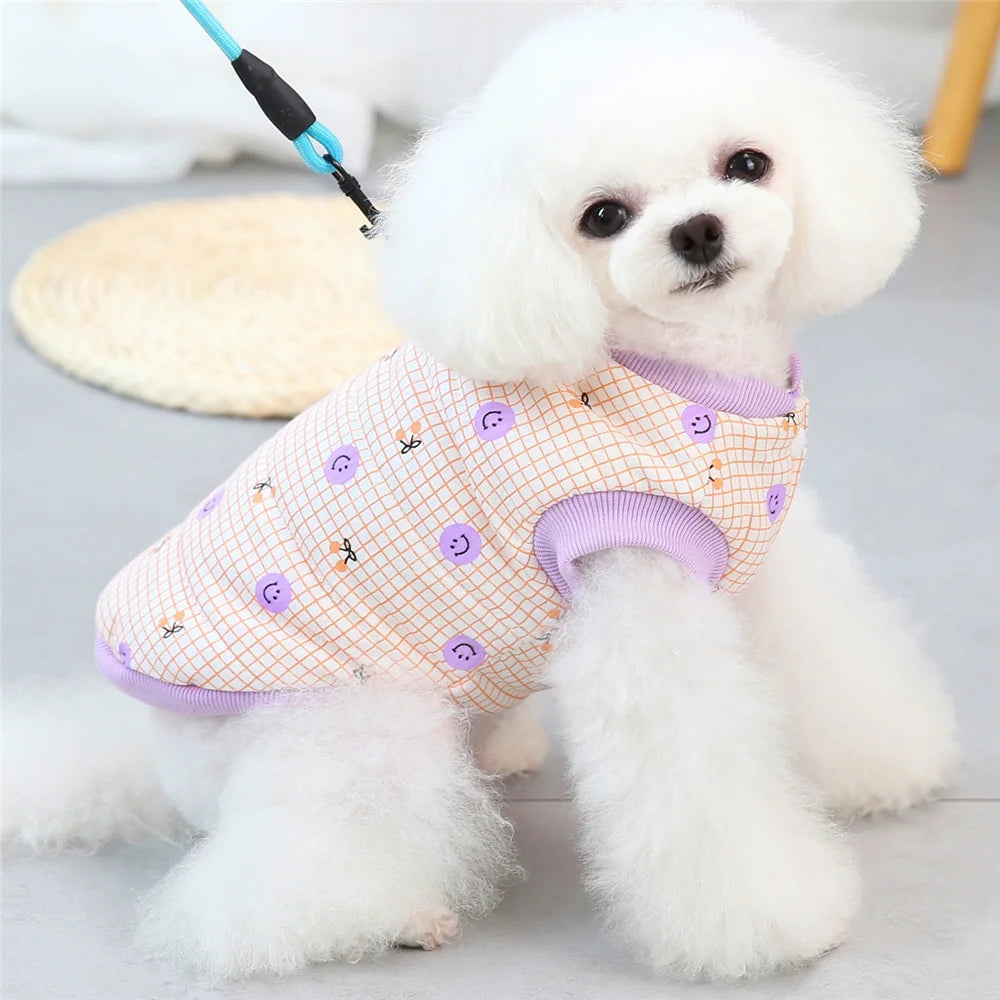 Brother Cat Dog Winter Hooded Coat For Small Dogs Apparel