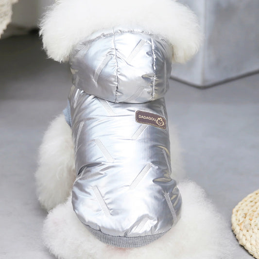 Brother Cat Dog Winter Hooded Coat For Small Dogs Apparel