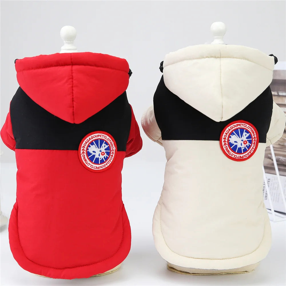 Brother Cat Dog Winter Hooded Coat For Small Dogs Apparel