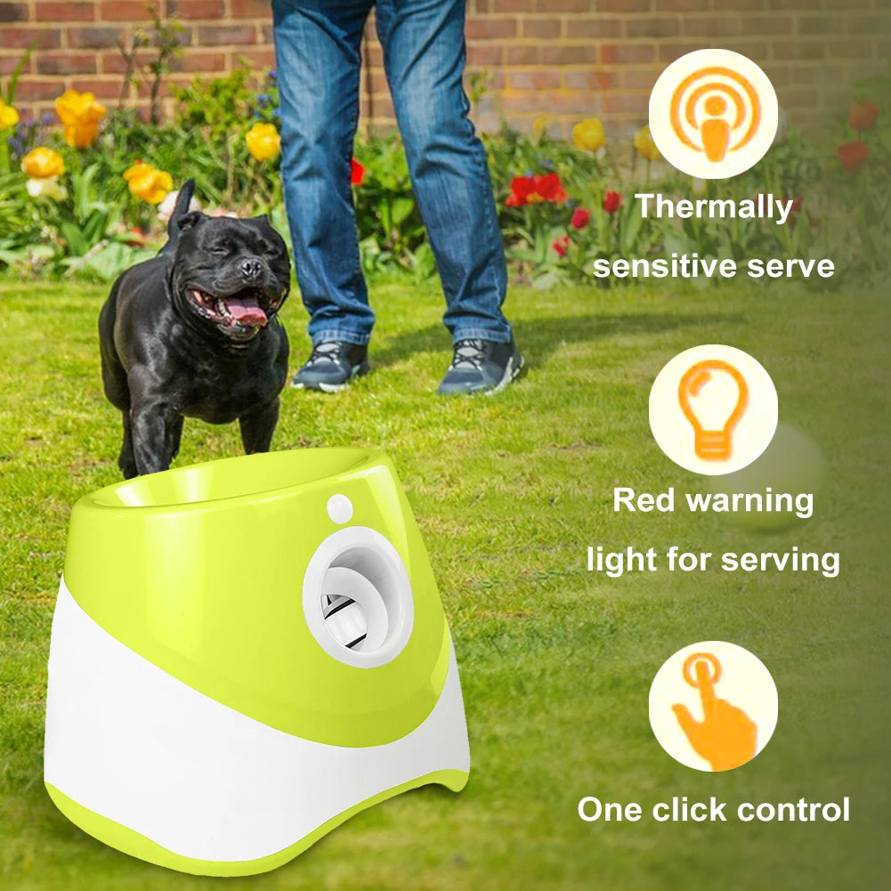 ALLOYSEED Automatic Dog Ball Launcher Interactive Toy