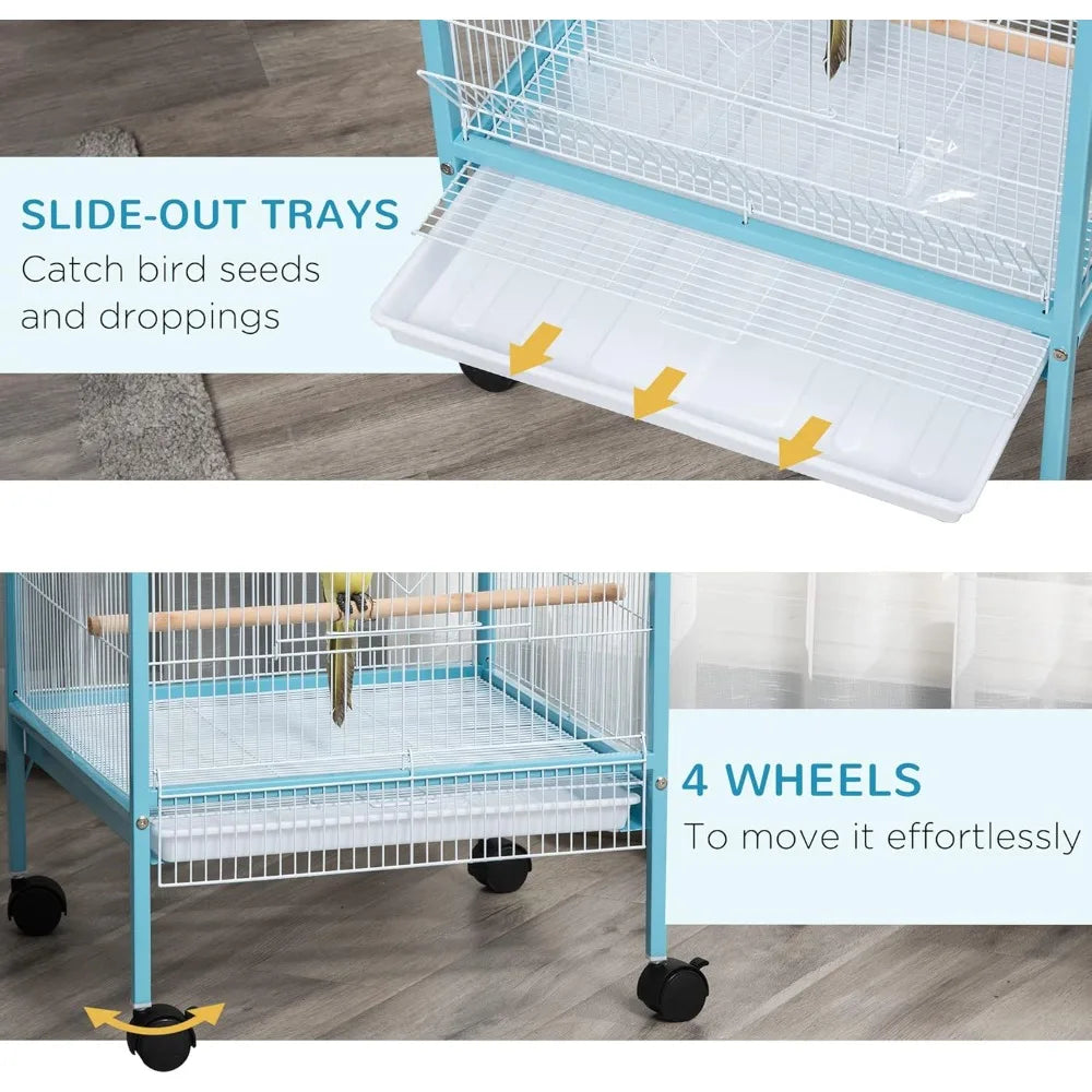Bird Aviary Indoor Cage With Multi Door Design For Canaries