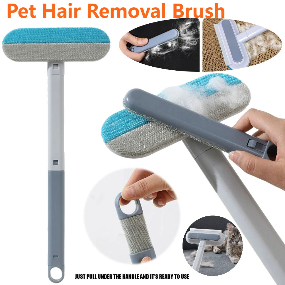 APWIKOGERH Pet Hair Remover Brush Long Handle Cleaning Tool