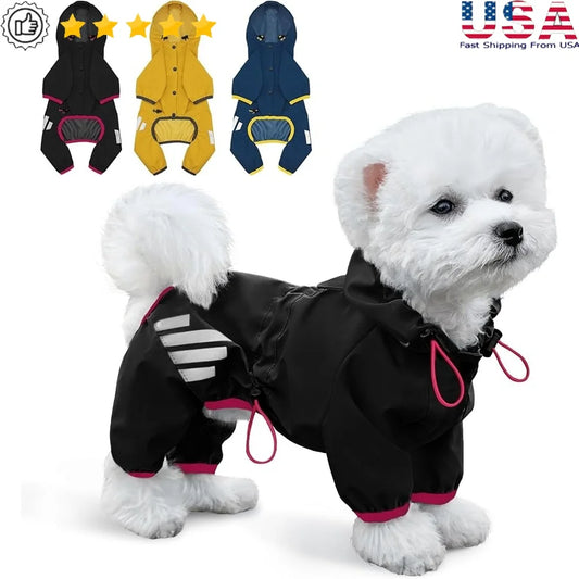 High Concerned Chemical Waterproof Dog Raincoat Reflective