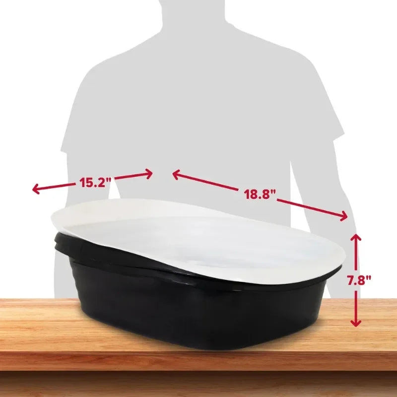 Arm And Hammer Sifting Cat Litter Box Open Top Pans