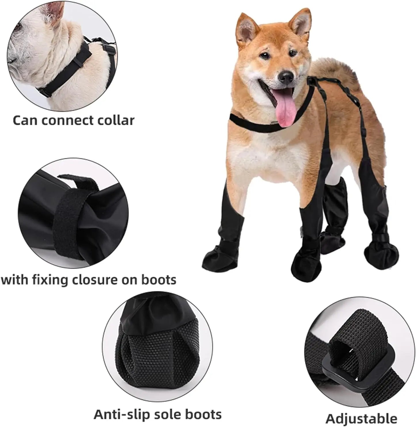 Guangdong Dog Boots Waterproof Suspender Leggings Outdoor