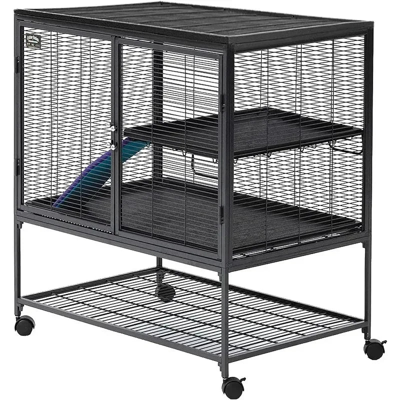 Deluxe Critter Nation Single Unit Cage Model 161 Pans Ramps