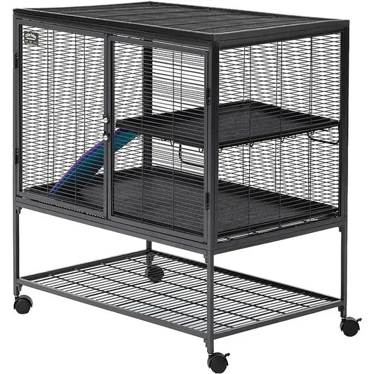 Deluxe Critter Nation Single Unit Cage Model 161 Pans Ramps