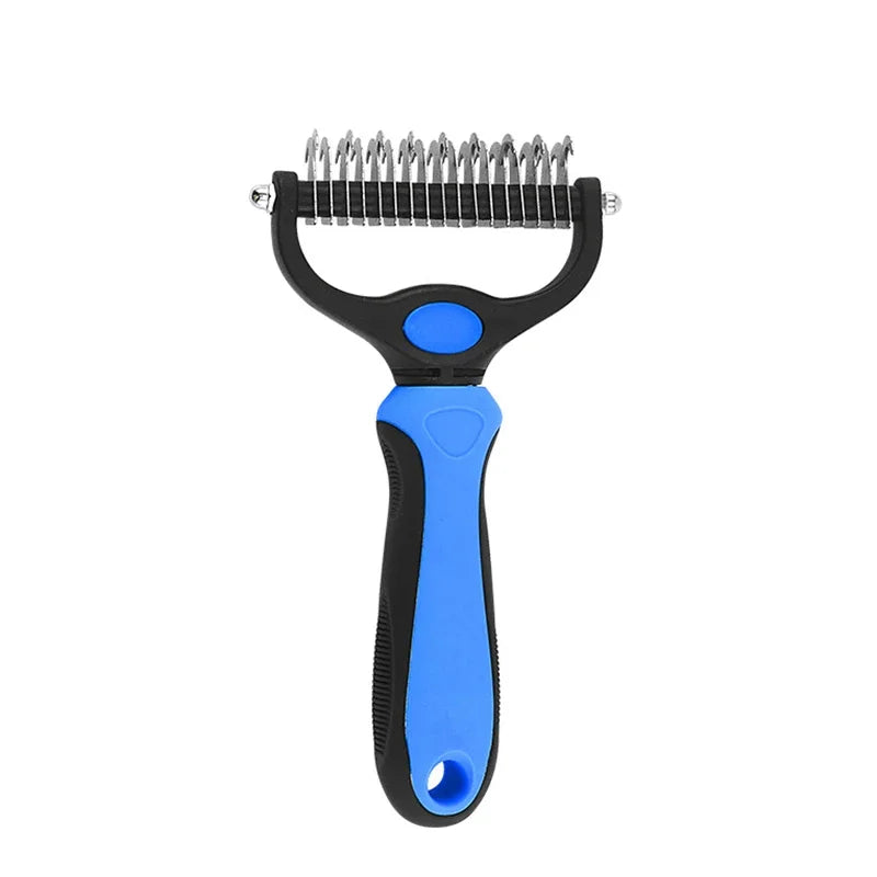 Deshedding Pet Brush Cat Comb Self Cleaning Grooming Tool