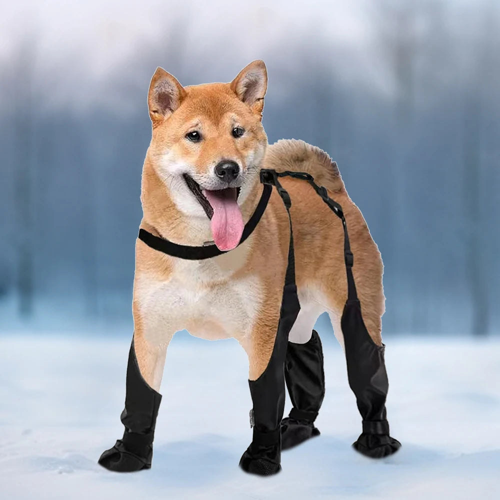 GuangdongDog Paw Protectors Waterproof Outdoor Booties