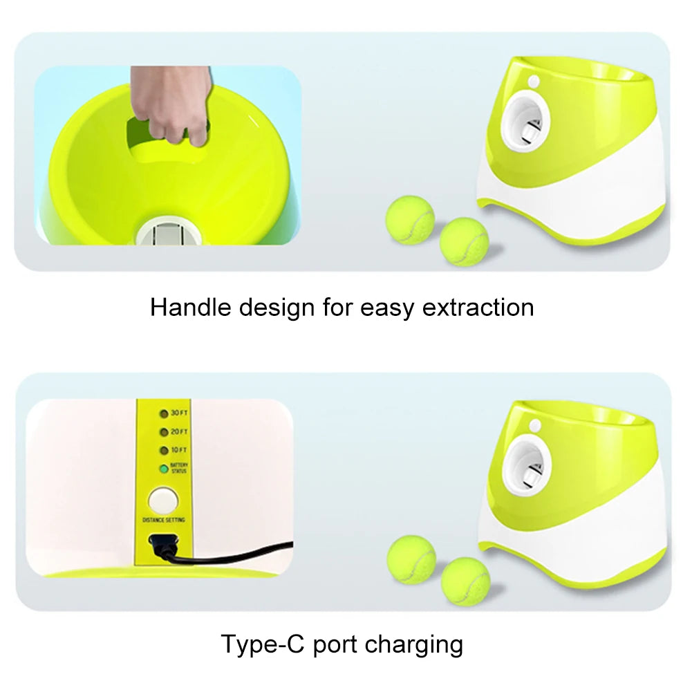 ALLOYSEED Automatic Dog Ball Launcher Interactive Toy