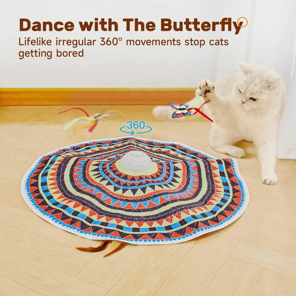 Hign-Concerned Potaroma 3 In 1 Cat Toy Auto Interactive