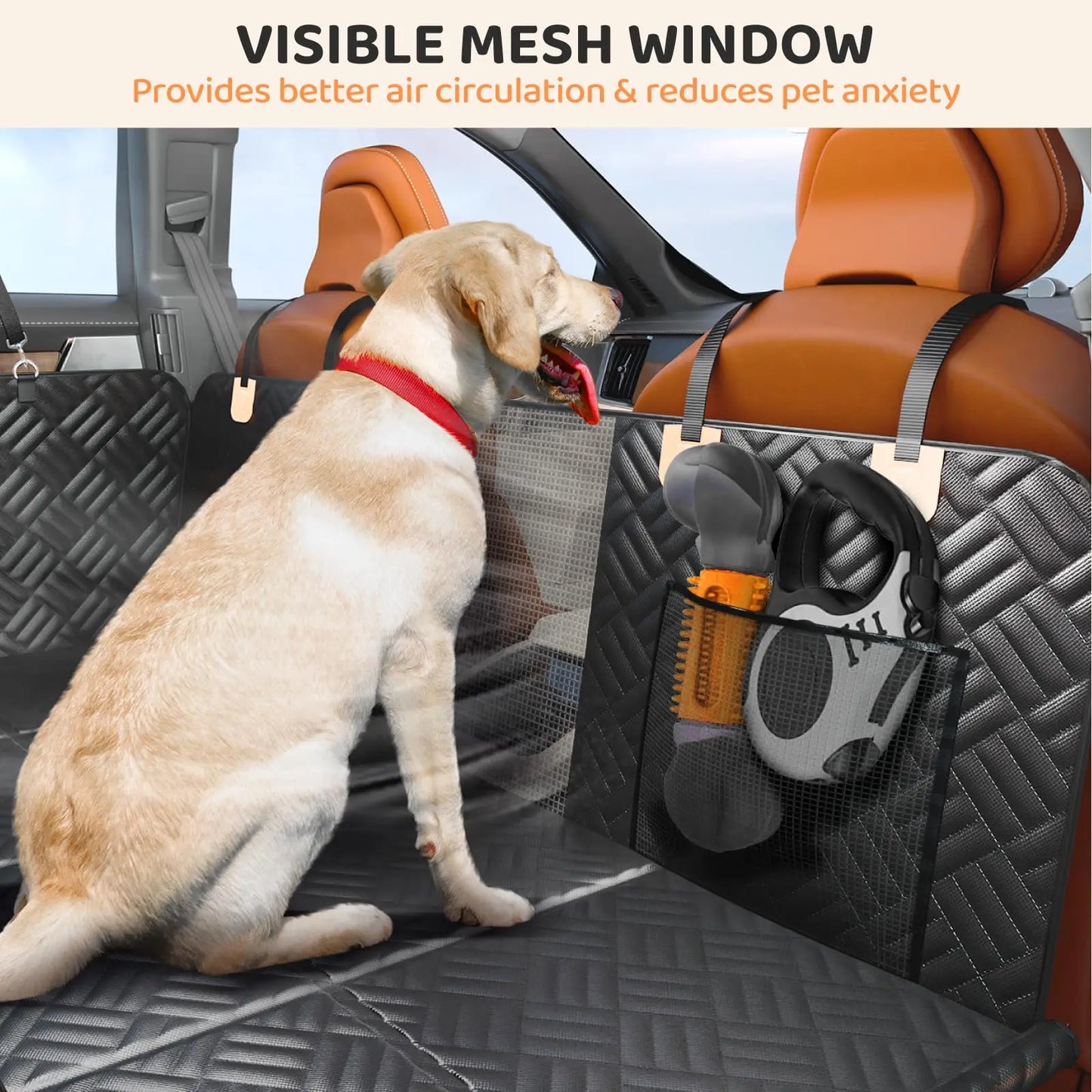 CN Zhejiang Dog Hammock Car Rear Seat Cover Extender 400lb