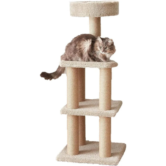 Amazon Basics Cat Tree Indoor Multi Level Climbing Tower