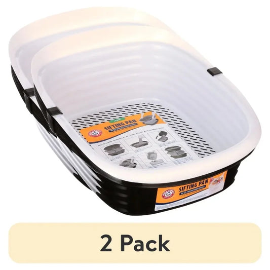 Arm And Hammer Sifting Cat Litter Box Open Top Pans