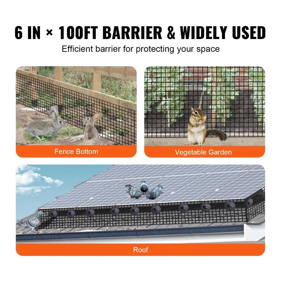 Hign-concerned Solar Panel Bird Guard Kit With 60 Fasteners