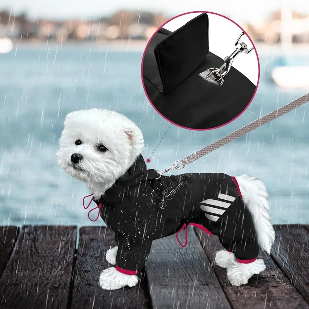 High Concerned Chemical Waterproof Dog Raincoat Reflective