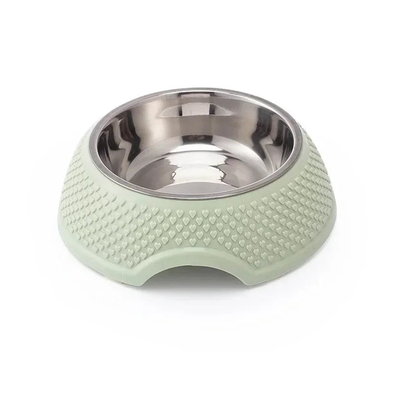 Hignconcerned Dog Stainless Steel Feeding Bowl Tableware
