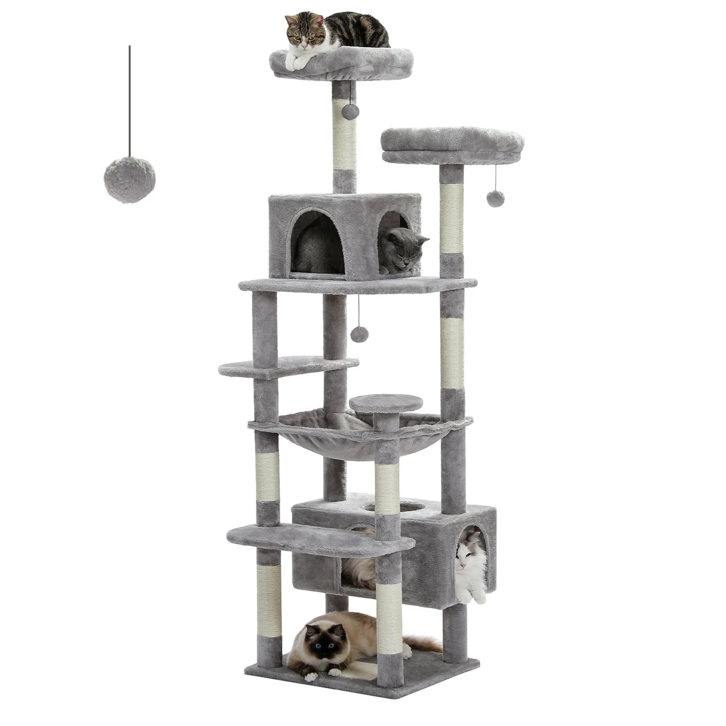 PAWZ Road Large Cat Tree And Tower For Cats Sisal Posts