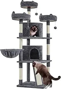 ZHIYONGBreed Cat Tree Multilevel Condo For Indoor Cats