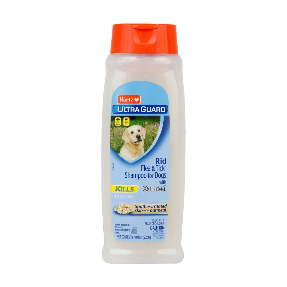 XMSJ UltraGuard Flea Tick Oatmeal Dog Shampoo Vanilla Scent
