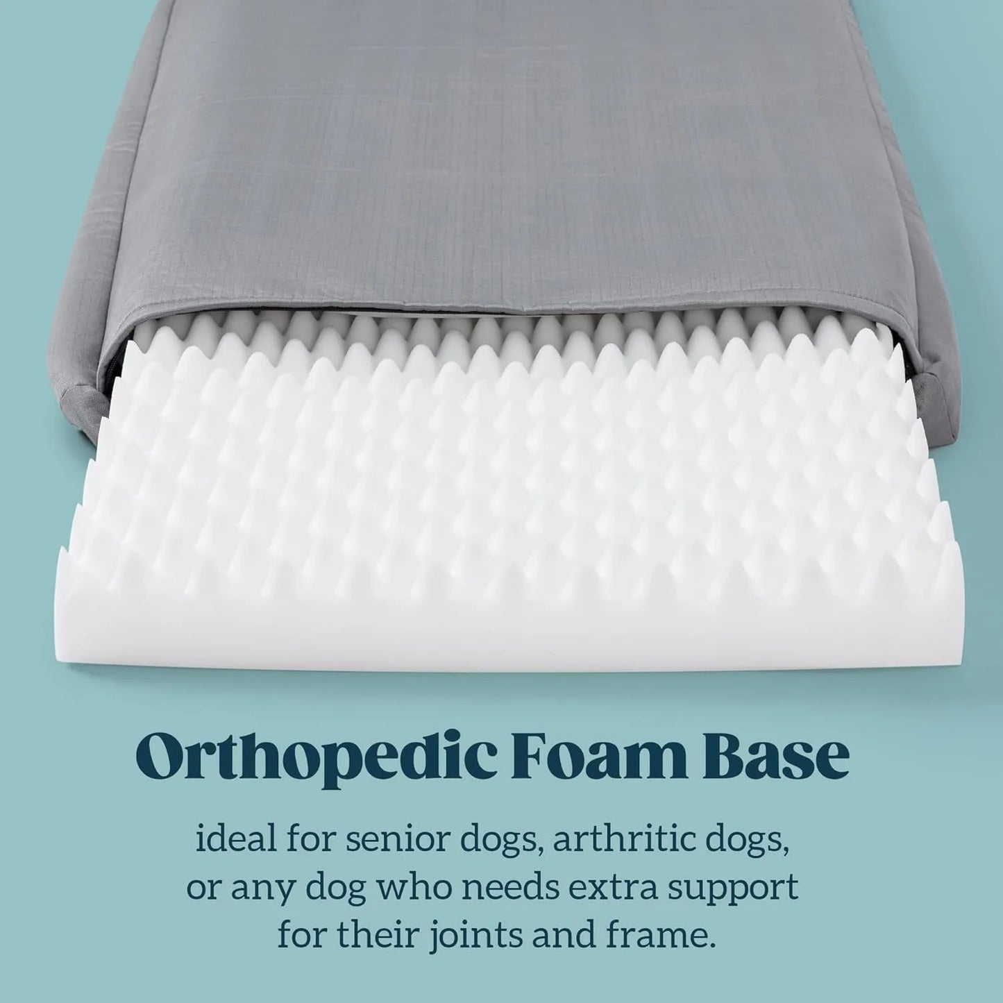 ZUIJI Indestructible Dog Bed Outdoor Waterproof Chew Proof