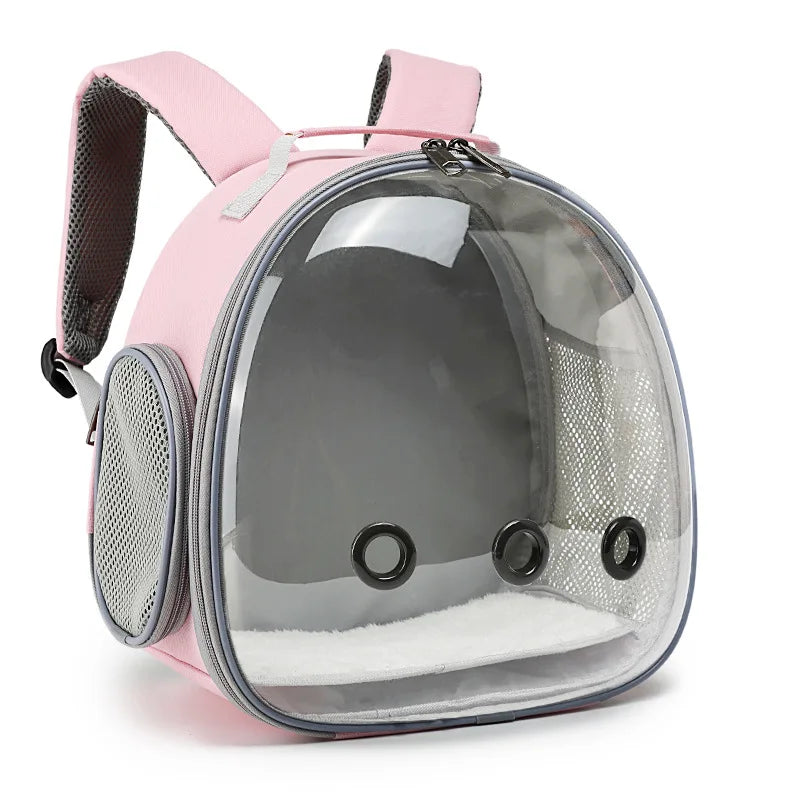 CN Fujian Bird Backpack Carrier For Parrots Acrylic Bubble