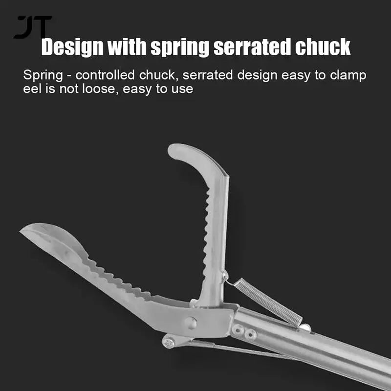 Jetting Foldable Snake Tongs Stainless Steel Reach Tool