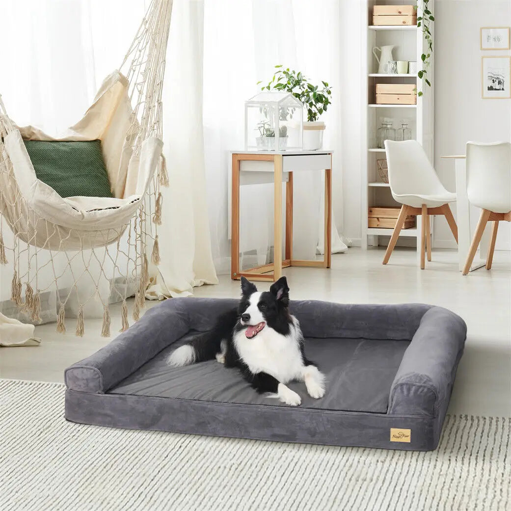 BINGOPAWCN Orthopedic Dog Bed With Removable Cover