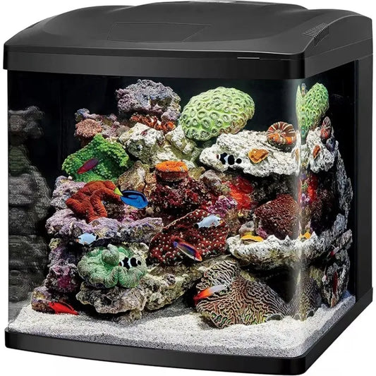 Hot-Sell!LED BioCube Aquarium Fish Tank Kit, 32 Gallon