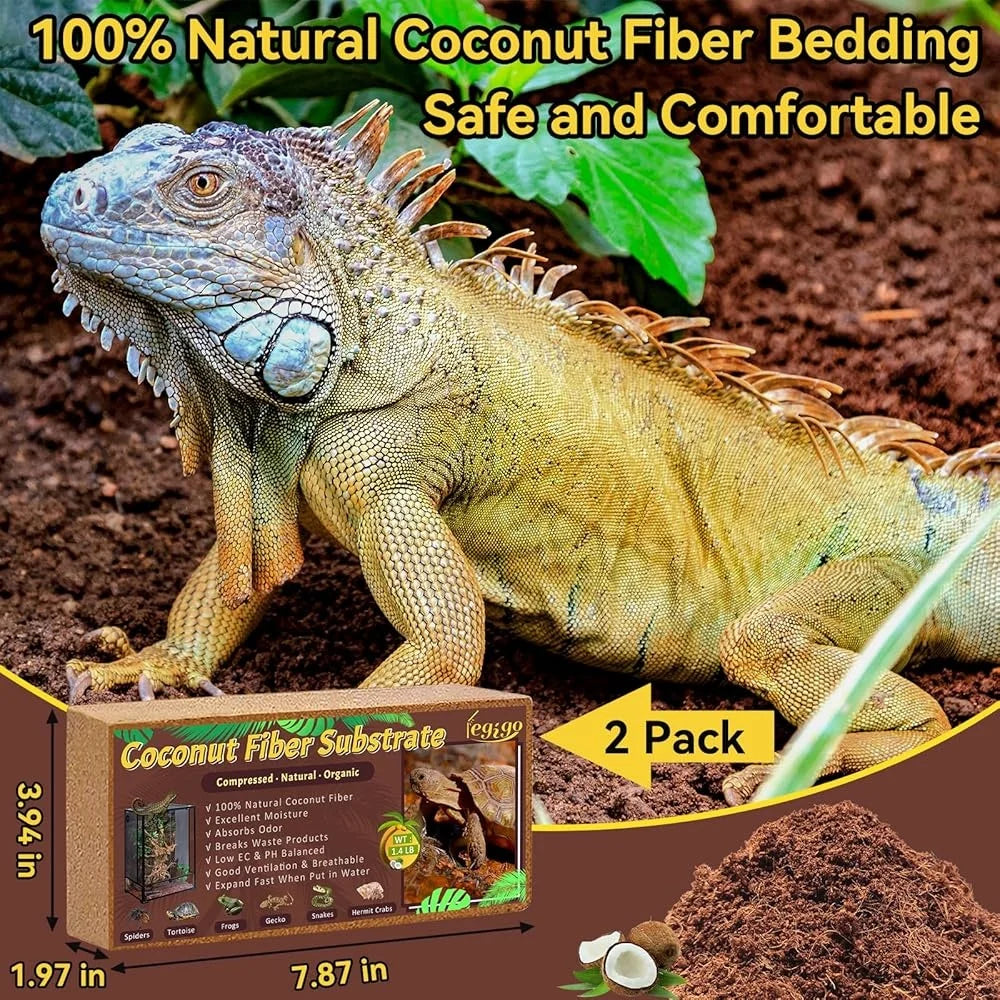 Hign Concerned Coconut Fiber Substrate Reptile Bedding