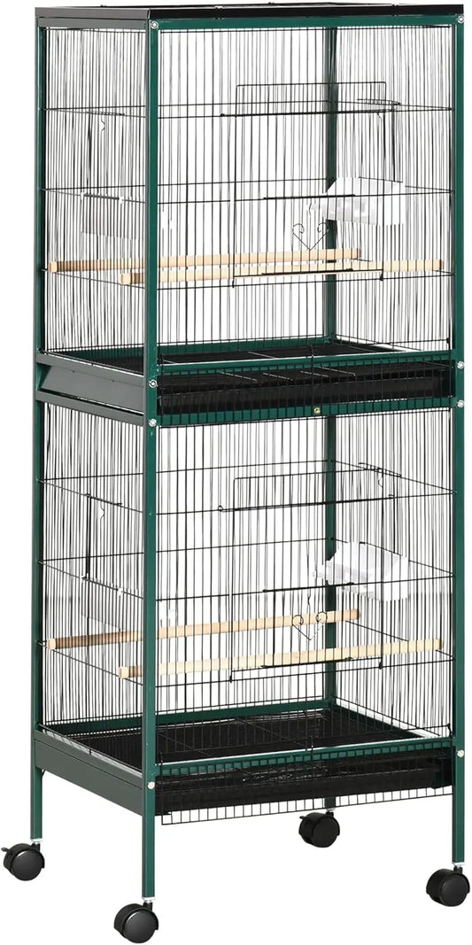 Indoor Multi Door Bird Aviary For Canary Finch Conure
