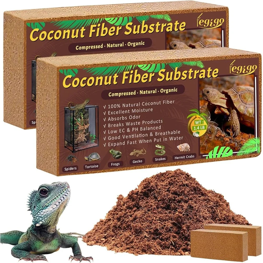 Hign Concerned Coconut Fiber Substrate Reptile Bedding
