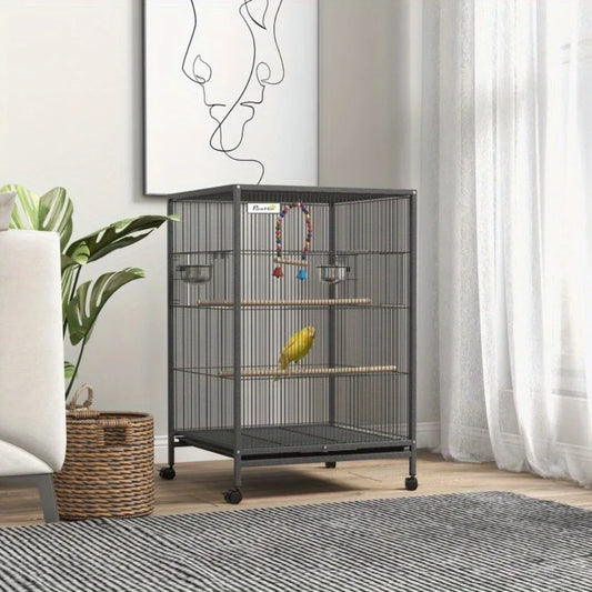 Guangdong Bird Cage With Stand For Parrots And Finches