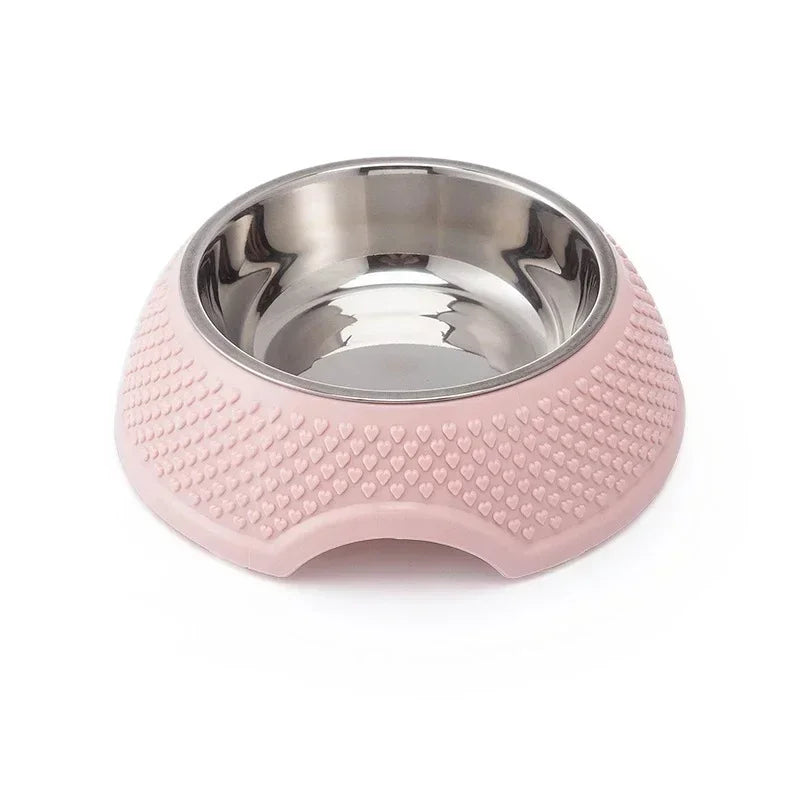 Hignconcerned Dog Stainless Steel Feeding Bowl Tableware