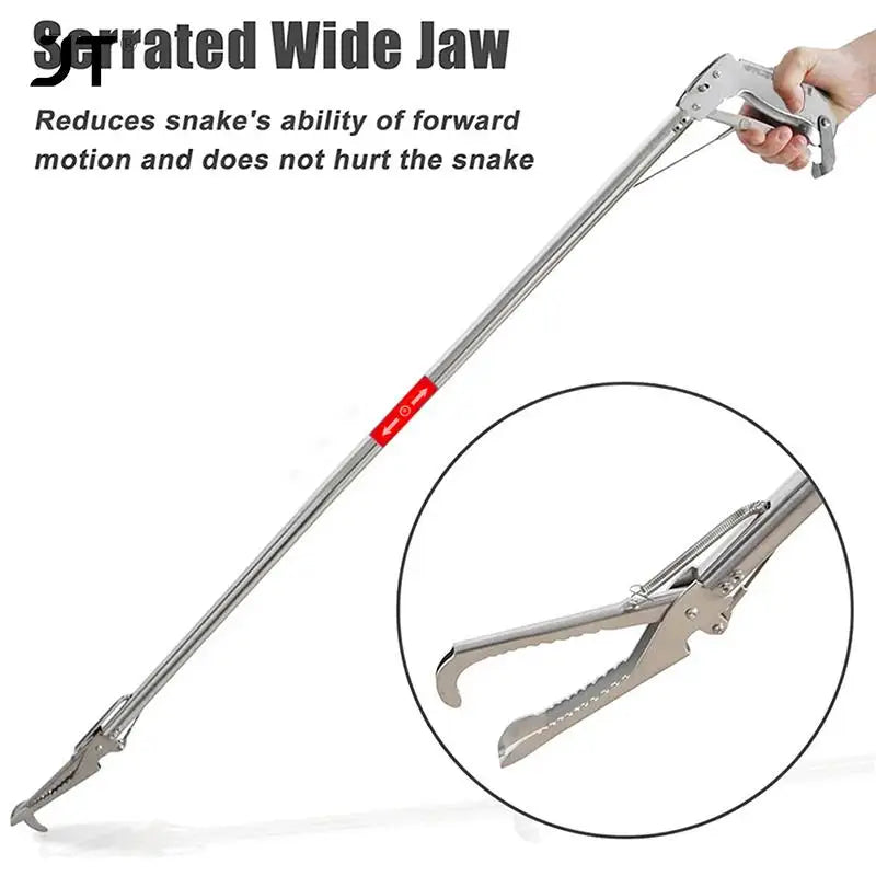Jetting Foldable Snake Tongs Stainless Steel Reach Tool