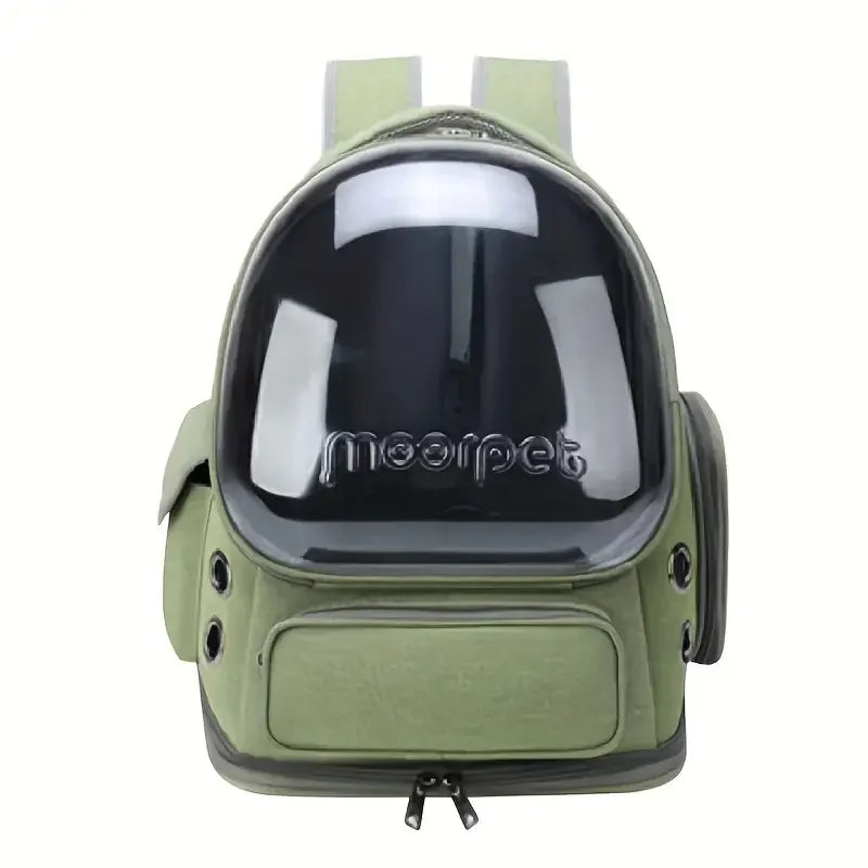 1pc Transparent Pet Carrier Bag Outdoor Travel Backpack for Cats Small Dogs Breathable Ventilated Cat Carrying Bag Pet Supplies