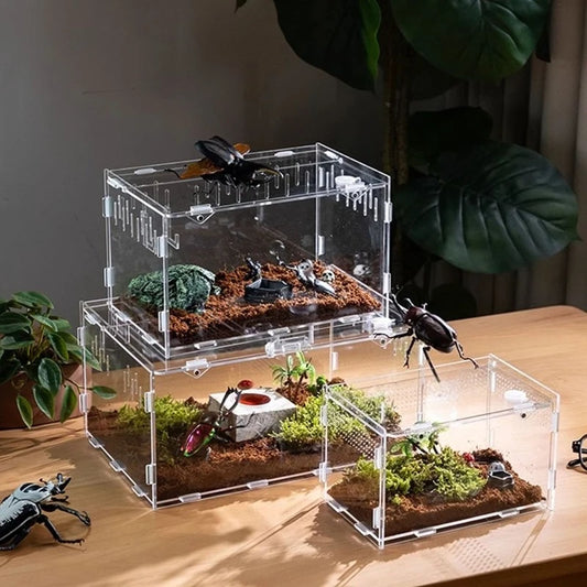 Miflame Reptile Terrariums Acrylic Display Breeding Boxes