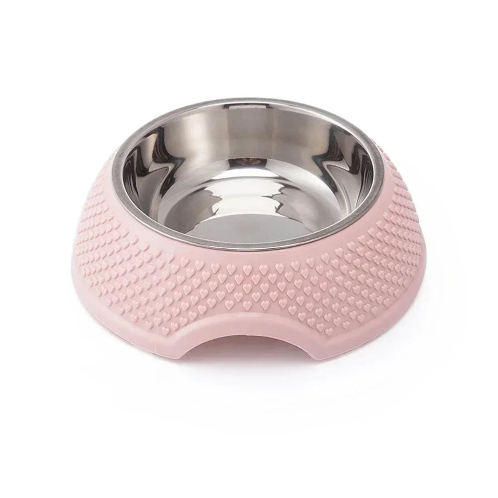 Hignconcerned Dog Stainless Steel Feeding Bowl Tableware