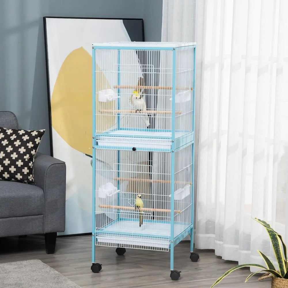 Bird Aviary Indoor Cage With Multi Door Design For Canaries