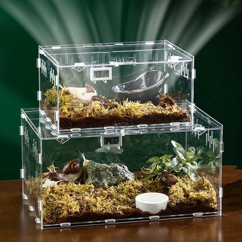 Miflame Reptile Terrariums Acrylic Display Breeding Boxes