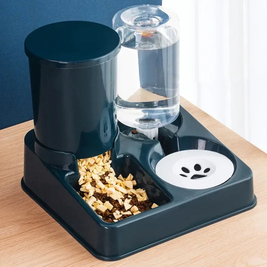 Hign-concerned Automatic Cat Feeder Water Dispenser 2 In 1