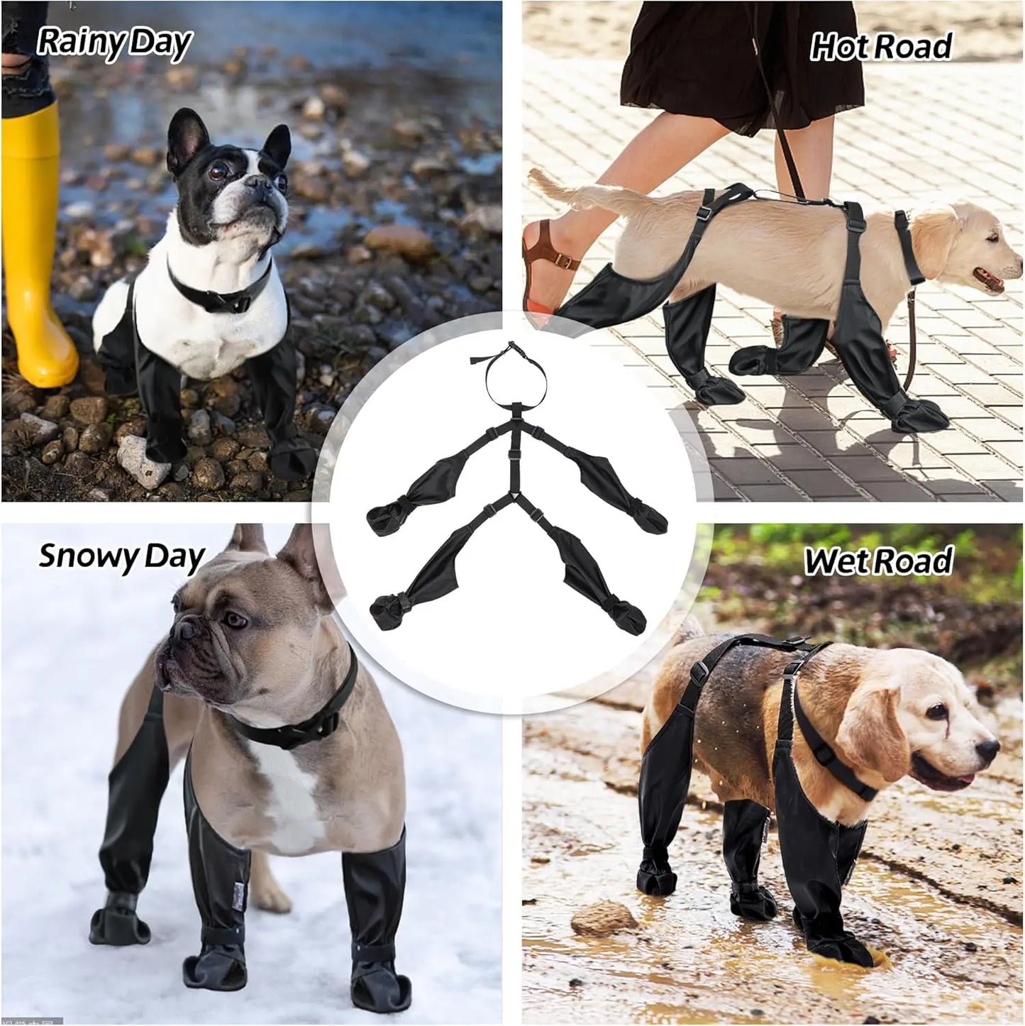 Guangdong Dog Boots Waterproof Suspender Leggings Outdoor