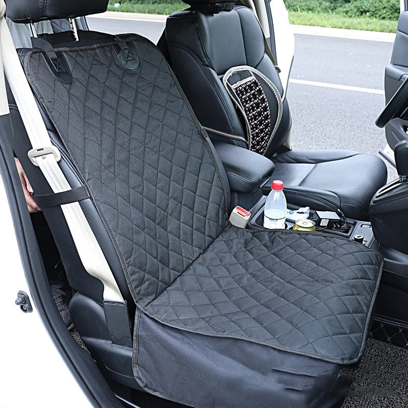 Dog Car Seat Cover for Back Seat 100% Waterproof Dog Car Hammock with Visual Mesh Window and Side Zipper Car Seat & Door Protec