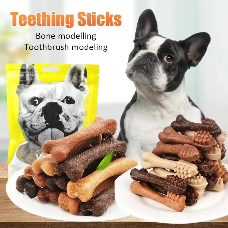 Hign Concerned Dog Bruxism Stick Toothbrush Bone Shape
