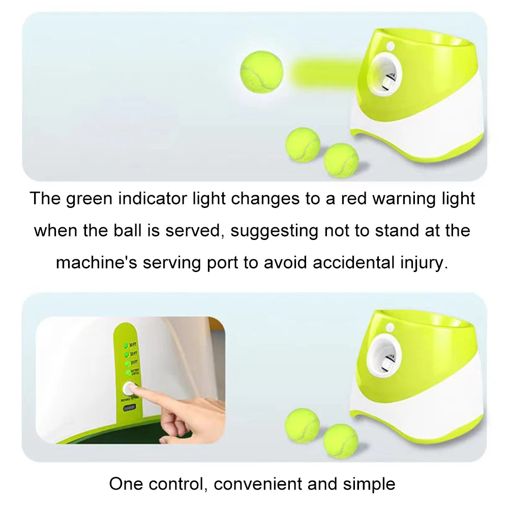 ALLOYSEED Automatic Dog Ball Launcher Interactive Toy