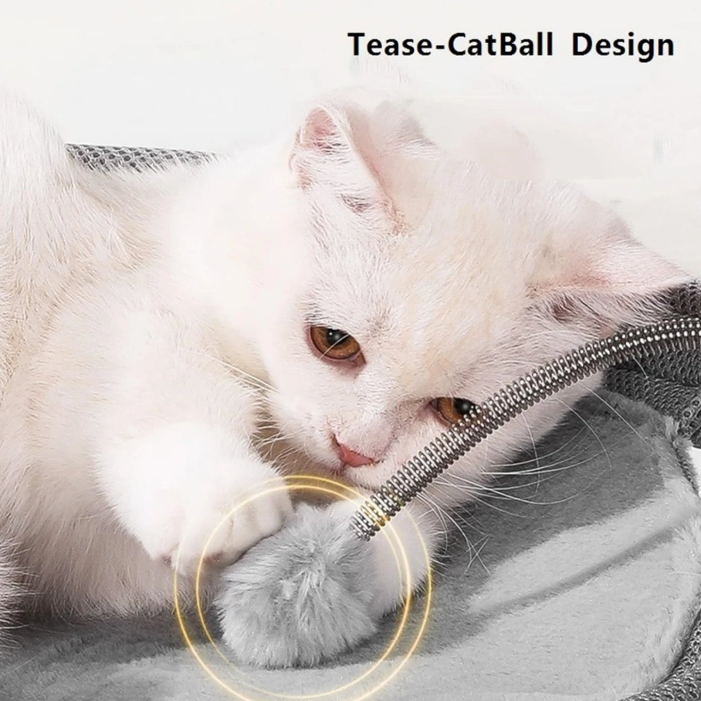 1 Raised Cat Hammock Bed, Removable and Washable Soft Mattress for Cats and Dogs, Comfortable and Breathable Raised Cat Bed, Removable Indoor/Outdoor Pet Trampoline, Strong Structure and Stable, Suitable for Cats and Dogs.