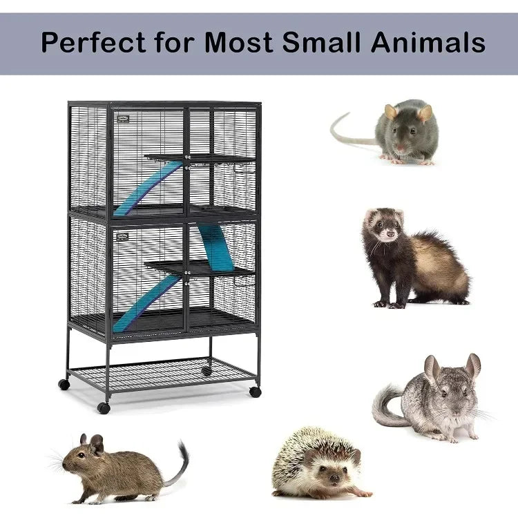 Hign-concerned Deluxe Critter Nation Double Unit Cage