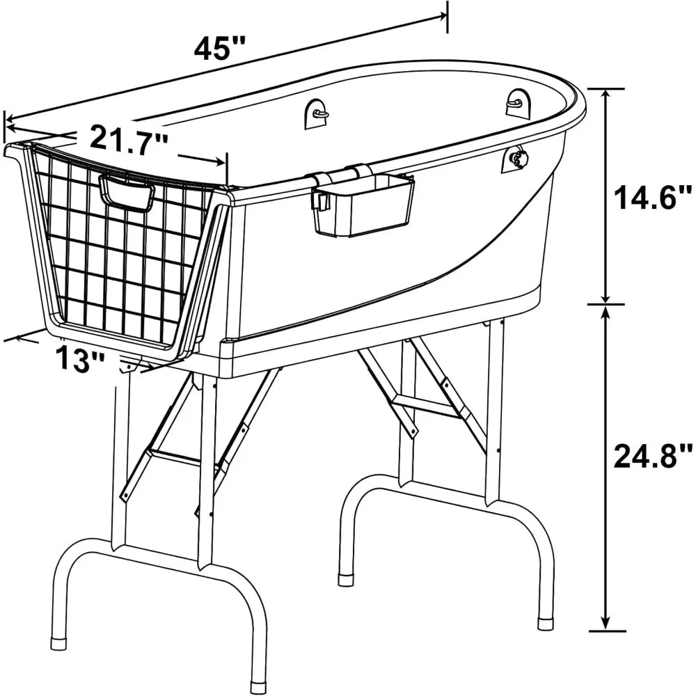 Heavy Duty Pet Grooming Bathtub For Dogs US Made Premium