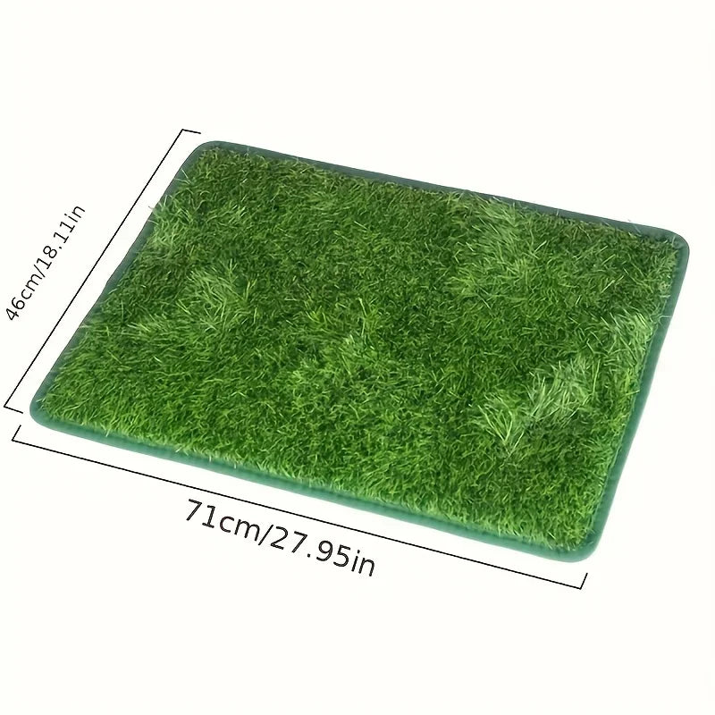 Simulation Lawn Dog Toilet Training Mat Washable Pet Urine Pad